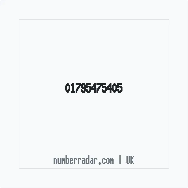 Reverse number check for +44 1795 475405 — who called me?