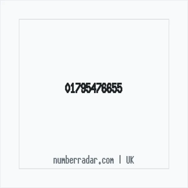 Reverse number check for +44 1795 476655 — who called me?