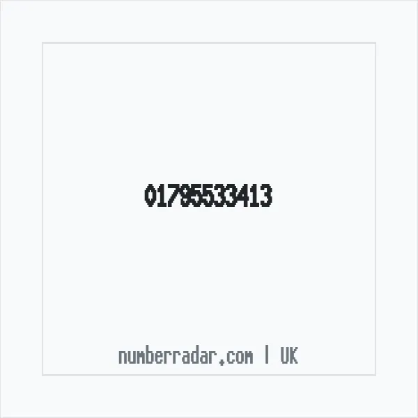 Reverse number check for +44 1795 533413 — who called me?
