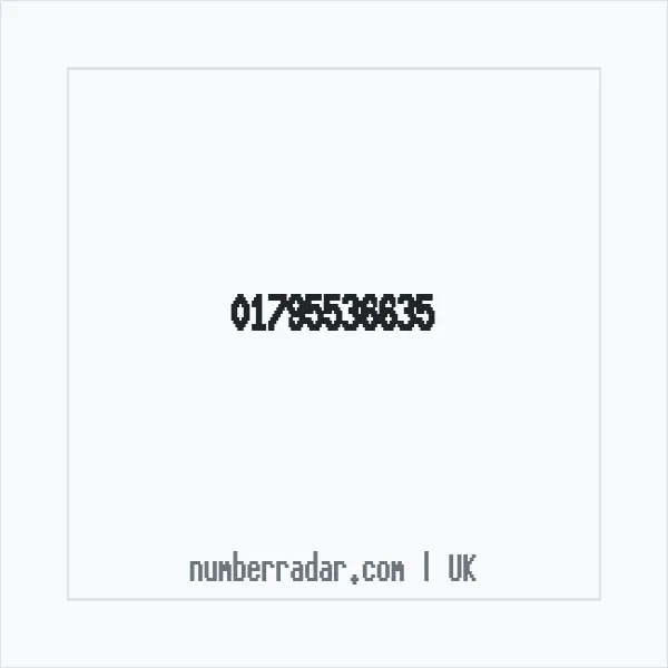 Reverse number check for +44 1795 536635 — who called me?