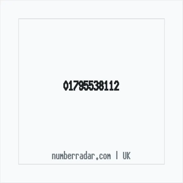 Reverse number check for +44 1795 538112 — who called me?