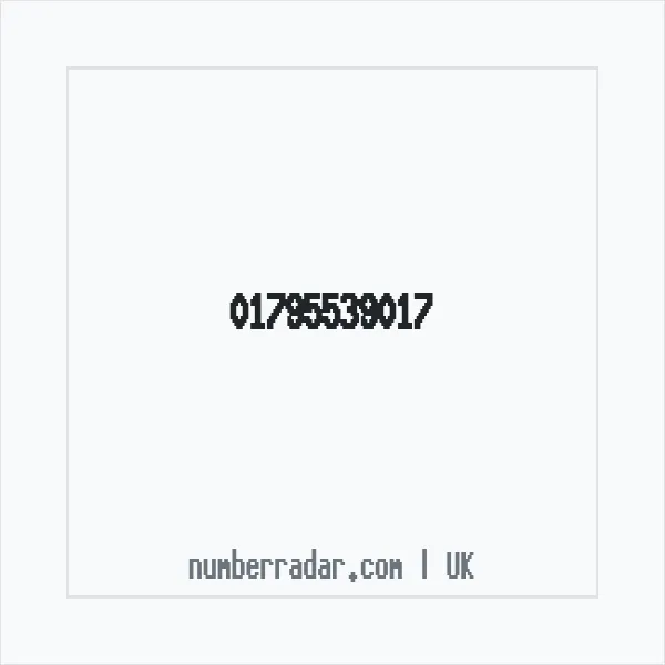Reverse number check for +44 1795 539017 — who called me?