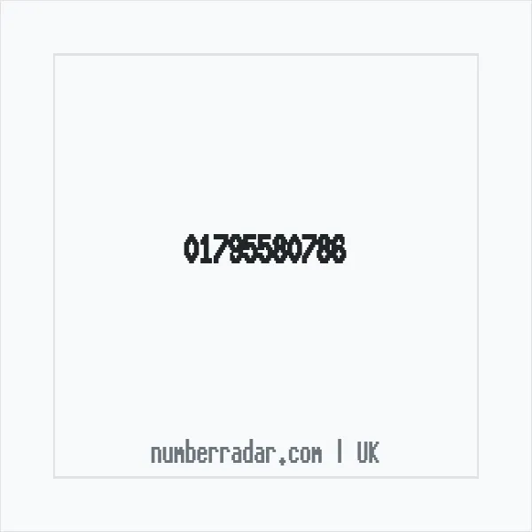 Reverse number check for +44 1795 580786 — who called me?