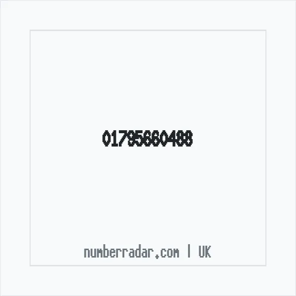 Reverse number check for +44 1795 660488 — who called me?