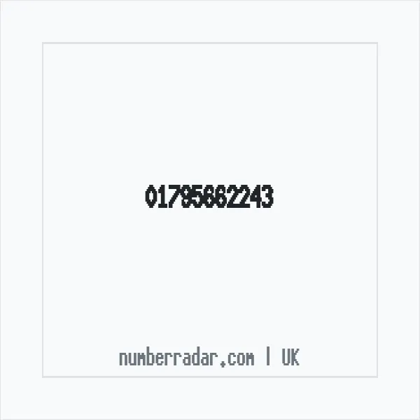 Reverse number check for +44 1795 662243 — who called me?