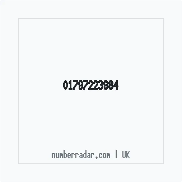 Reverse number check for +44 1797 223984 — who called me?