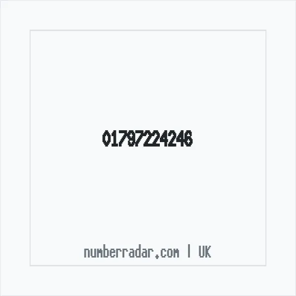 Reverse number check for +44 1797 224246 — who called me?