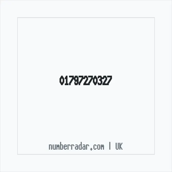 Reverse number check for +44 1797 270327 — who called me?