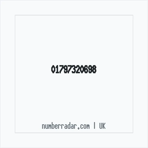 Reverse number check for +44 1797 320698 — who called me?