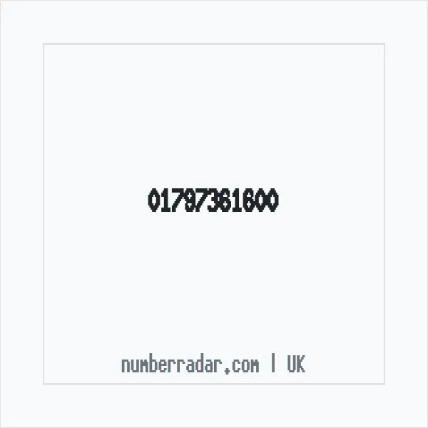 Reverse number check for +44 1797 361600 — who called me?