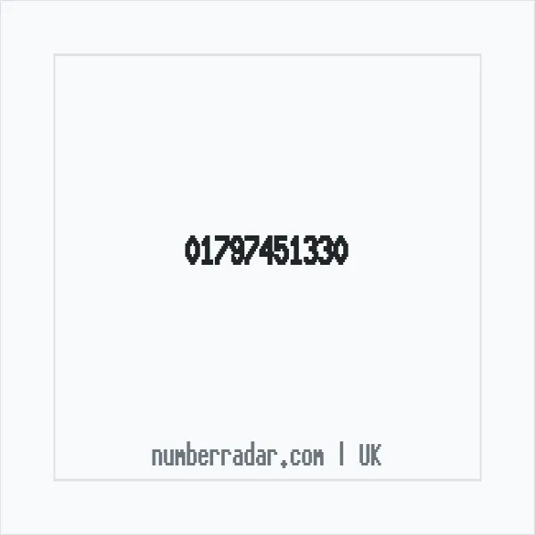 Reverse number check for +44 1797 451330 — who called me?
