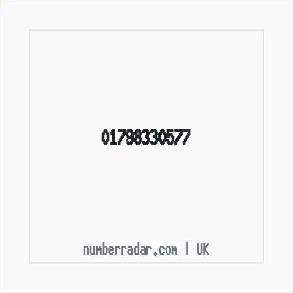 Reverse number check for +44 1798 330577 — who called me?