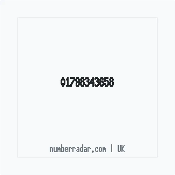 Reverse number check for +44 1798 343658 — who called me?