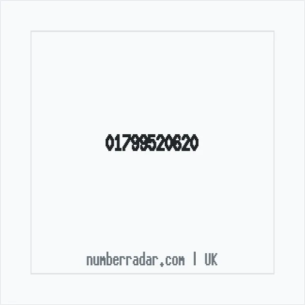 Reverse number check for +44 1799 520620 — who called me?
