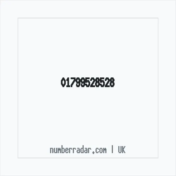 Reverse number check for +44 1799 528528 — who called me?
