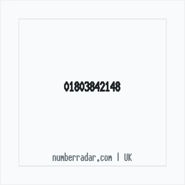 Reverse number check for +44 1803 842148 — who called me?