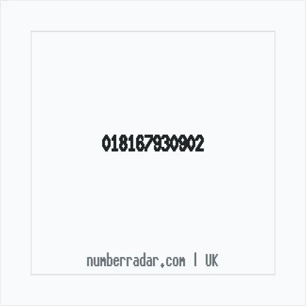 Reverse number check for +44 (1816) 793-090 — who called me?