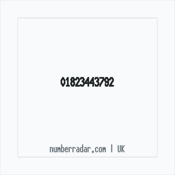 Reverse number check for +44 1823 443792 — who called me?