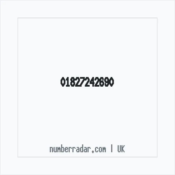 Reverse number check for +44 1827 242690 — who called me?