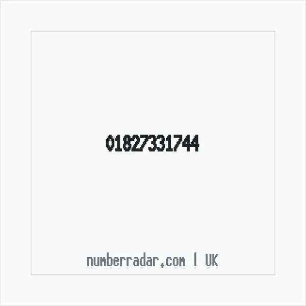 Reverse number check for +44 1827 331744 — who called me?