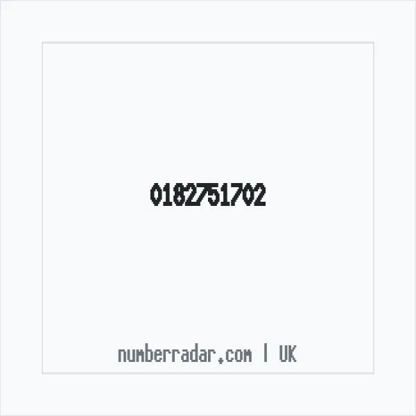 Reverse number check for +44 182751702 — who called me?
