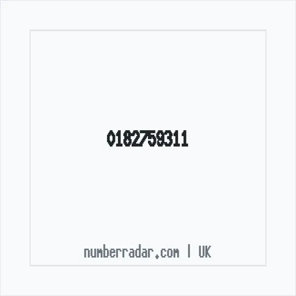 Reverse number check for +44 182759311 — who called me?