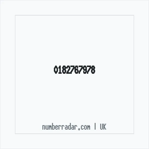 Reverse number check for +44 182767978 — who called me?