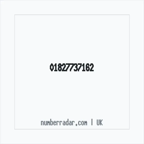Reverse number check for +44 1827 737162 — who called me?