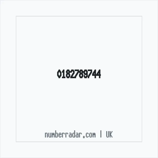 Reverse number check for +44 182789744 — who called me?
