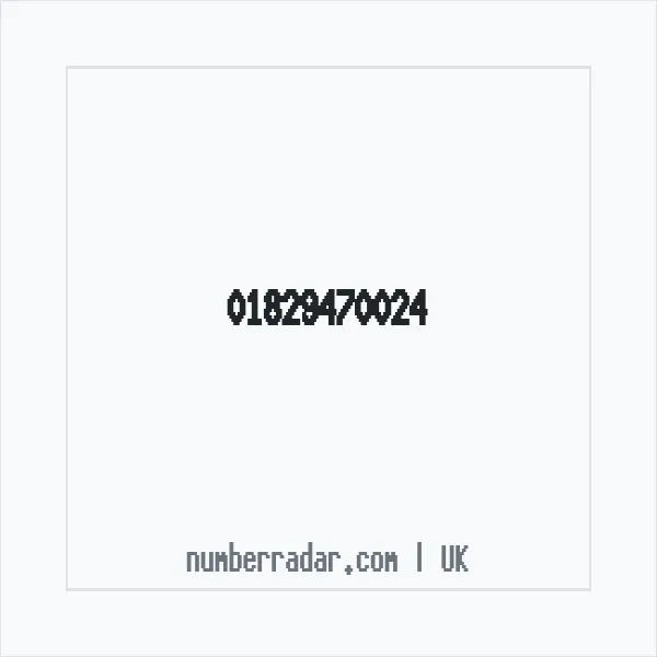 Reverse number check for +44 1829 470024 — who called me?