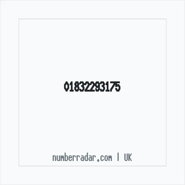 Reverse number check for +44 1832 293175 — who called me?