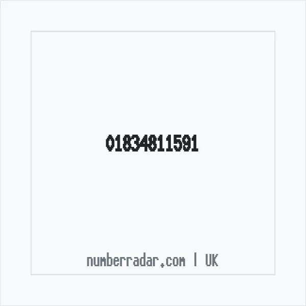 Reverse number check for +44 1834 811591 — who called me?