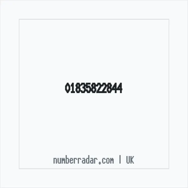 Reverse number check for +44 1835 822844 — who called me?