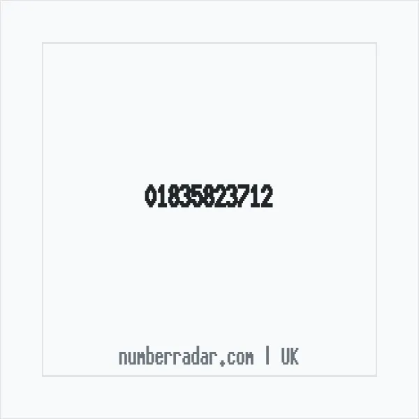 Reverse number check for +44 1835 823712 — who called me?