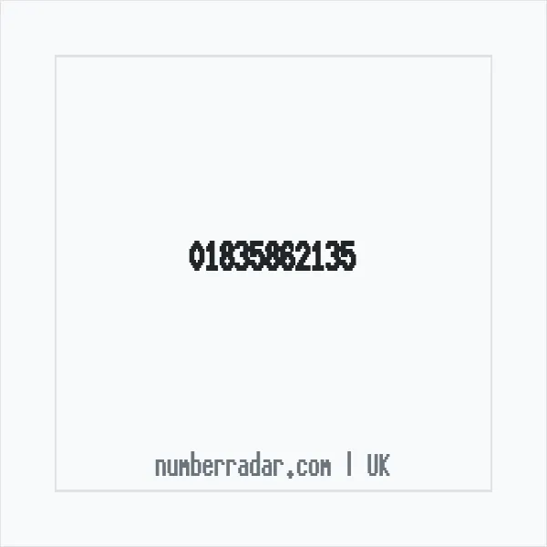 Reverse number check for +44 1835 862135 — who called me?