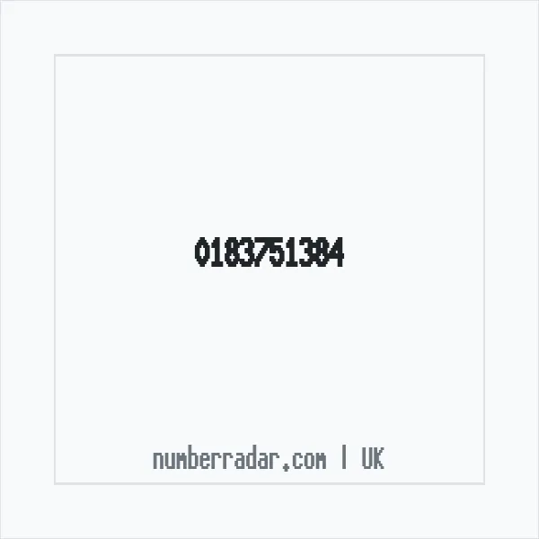 Reverse number check for +44 183751384 — who called me?