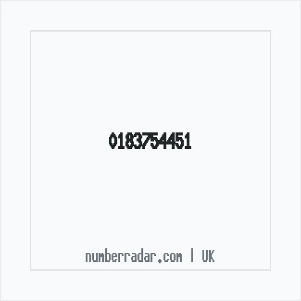 Reverse number check for +44 183754451 — who called me?
