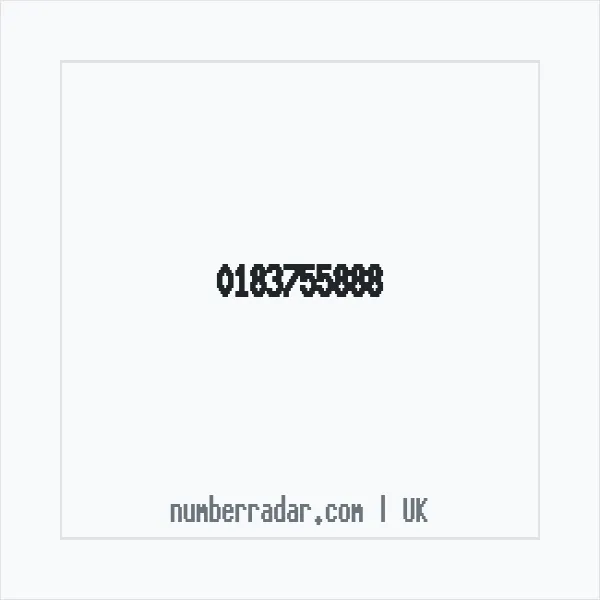 Reverse number check for +44 183755888 — who called me?
