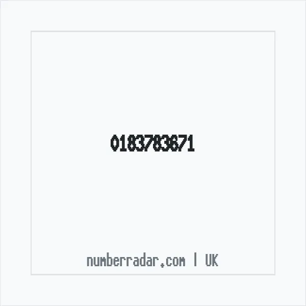 Reverse number check for +44 183783671 — who called me?
