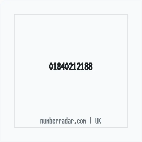 Reverse number check for +44 1840 212188 — who called me?