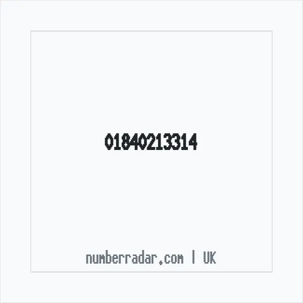 Reverse number check for +44 1840 213314 — who called me?