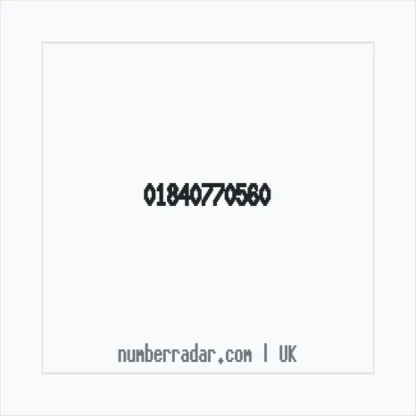 Reverse number check for +44 1840 770560 — who called me?