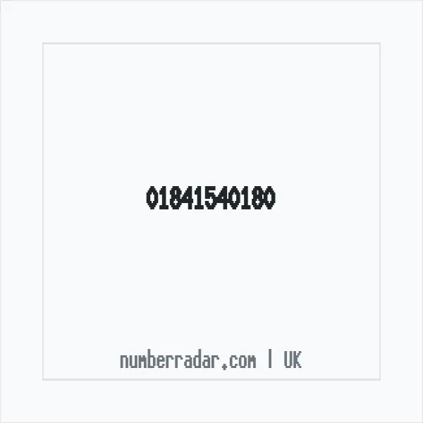 Reverse number check for +44 1841 540180 — who called me?