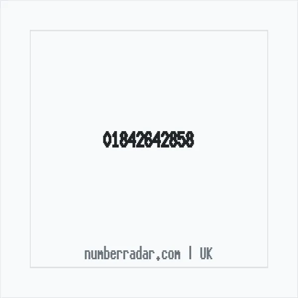 Reverse number check for +44 1842 642858 — who called me?