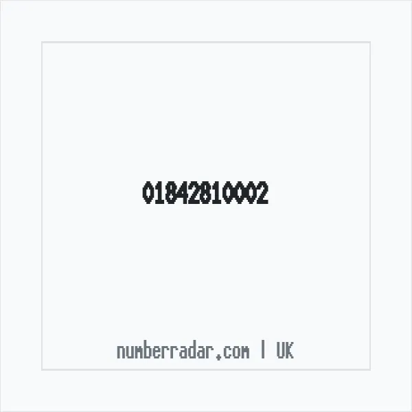 Reverse number check for +44 1842 810002 — who called me?