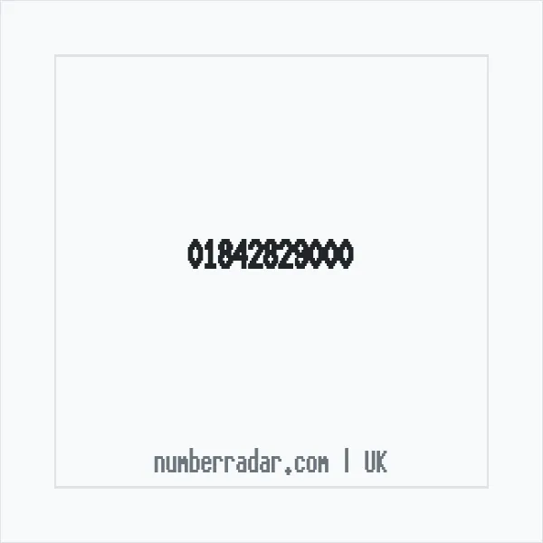 Reverse number check for +44 1842 829000 — who called me?