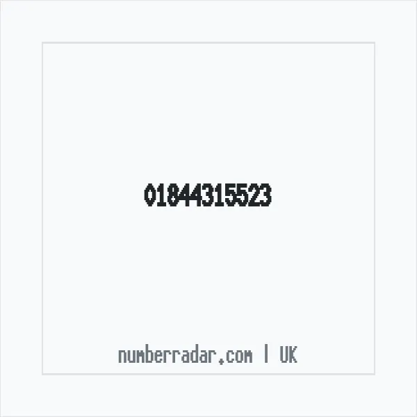 Reverse number check for +44 1844 315523 — who called me?