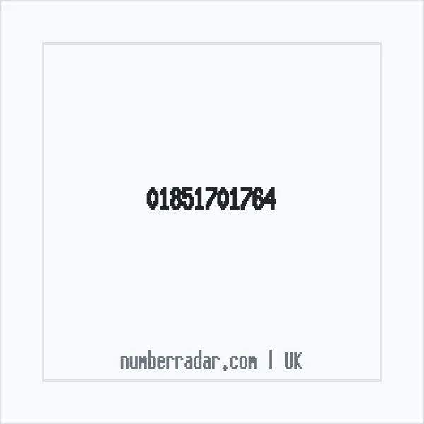Reverse number check for +44 1851 701764 — who called me?