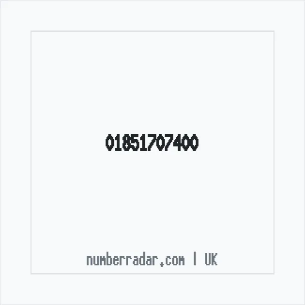Reverse number check for +44 1851 707400 — who called me?