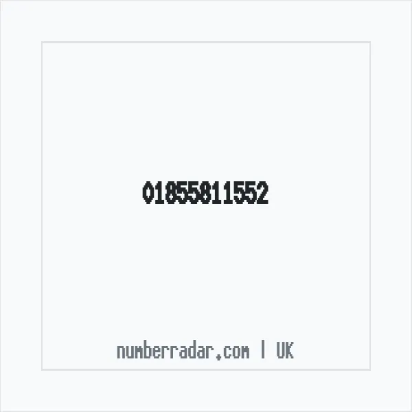 Reverse number check for +44 1855 811552 — who called me?